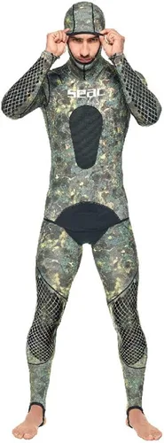 Vista 2 de SEAC Pirana Lycra Neopreno Verde Camuflaje