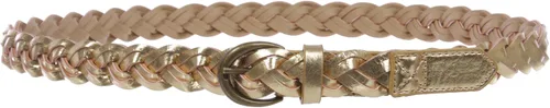 Vista 2 de Cinturón vintage de 1 pulgada ajustado y estrecho trenzado sin cuero para mujer