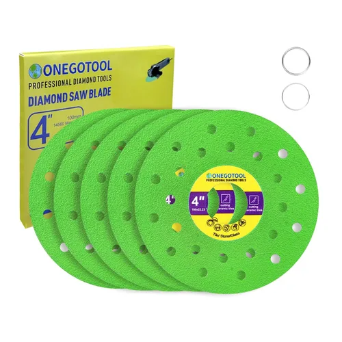 Vista 8 de Hoja de Sierra de Diamante Cortadora de Azulejos de 4 Pulgadas para Amoladora Angular Porcelana Cerámica Vidrio Mármol Herramientas de Corte Disco
