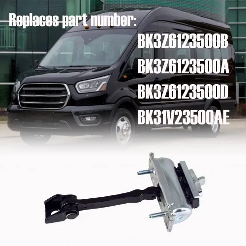 Vista 3 de Correa de tope de puerta delantera izquierda o derecha para Transit 2015-2020 sustituye a BK3Z6123500D BK3Z6123500B