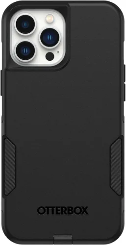Vista 3 de OtterBox Commuter Series - Funda para iPhone 13 Pro Max y iPhone 12 Pro Max (Solo) - Embalaje no comercial - (Negro)