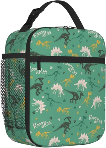 Vista 12 de Bolsa de almuerzo divertida para niños con pelotas deportivas, bolsa reutilizable para baloncesto, fútbol, fútbol americano y béisbol, lonchera