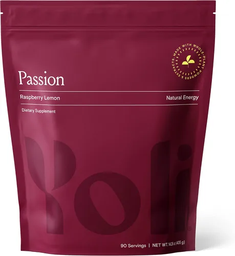 Vista 12 de Mezcla de bebida en polvo de energía Yoli® Passion - Mezcla natural para bebida energética para resistencia y resistencia, 30 sobres - Berry