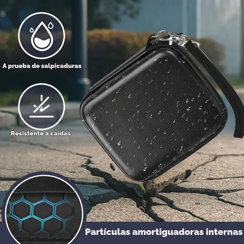 Vista 4 de PAIYULE Funda dual SSD para 2 SSD portátiles SanDisk Extreme y Extreme PRO Negro