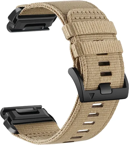 Vista 11 de Abanen Correas de Nylon Resistente para Garmin Fenix 8 51mm / Enduro/Instinct 2X / epix Pro 51mm, Correa Deportiva Ajustable con Cierre de Acero