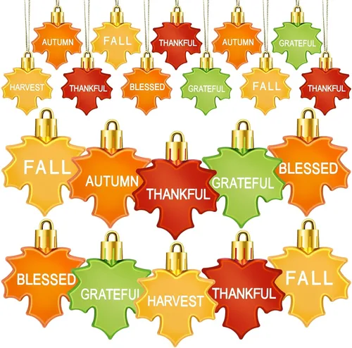 Vista 15 de JULMELON 36 Piezas Adornos de Tréboles del Día de San Patricio, Adornos de Mini Árbol, Decoración de Trébol Verde para Mesa de Comedor, Estante