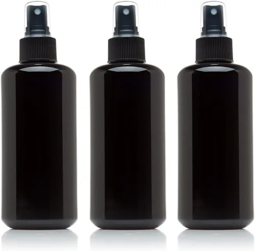 Vista 14 de Infinity Jars Botella de spray de niebla fina de vidrio ultravioleta negro de 0.2 fl oz (0.17 fl oz)