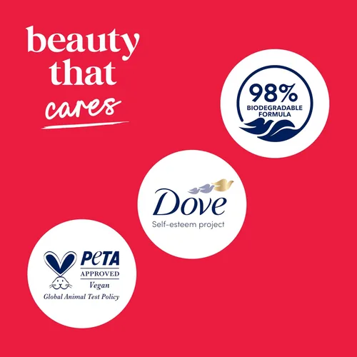 Vista 6 de Dove Gel de baño con bomba de leche revitalizante de cereza y chía, para una piel renovada y saludable, limpiador hidratante de piel suave