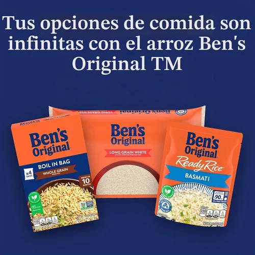 Vista 9 de BEN'S ORIGINAL Arroz integral de grano entero, bolsa de 2 lb