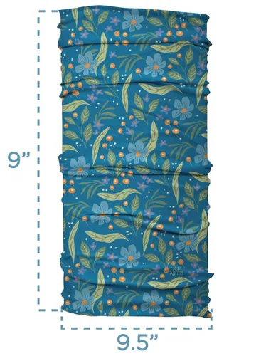 Vista 5 de Karma Diadema de pájaro para mujer, ancha, diadema de tela y bufanda elástica para el cabello, color azul pájaro
