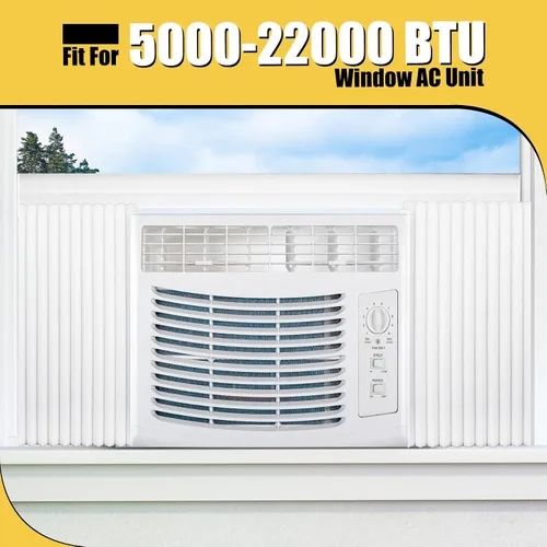 Vista 7 de Paneles de aislamiento de espuma para aire acondicionado de ventana, 17 x 9 x 7/8 pulgadas, kit de paneles aislados laterales para ventanas, paquete