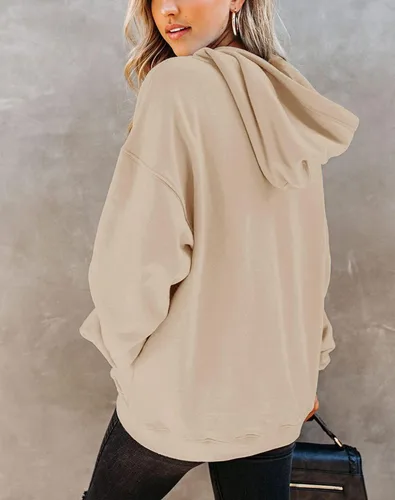 Vista 50 de Yuccalley Sudaderas con capucha y bolsillo de manga larga para mujer