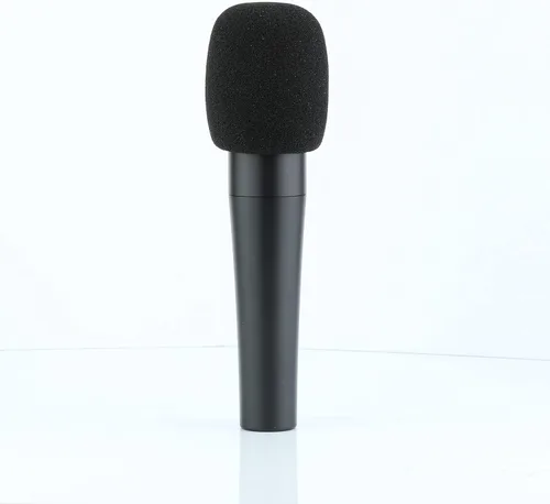 Vista 2 de LEFXMOPHY SM57 - Parabrisas de repuesto de espuma de micrófono para Shure SM57, filtro pop de micrófono vocal, funda negra con cancelación de ruido