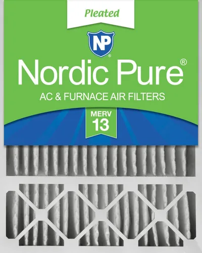 Vista 12 de Nordic Pure 16x25x5 (15_3/4 x 24_3/4 x 4_3/8) Honeywell/Lennox Filtro de aire de reemplazo MERV 8 1 unidad