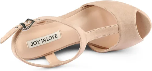 Vista 4 de JOY IN LOVE Sandalias con plataforma y hebilla para mujer