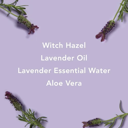 Vista 4 de Mario Badescu Tónico facial de hamamelis sin alcohol para piel envejecida, infundido con lavanda/agua de rosas y aloe vera, tónico facial para piel