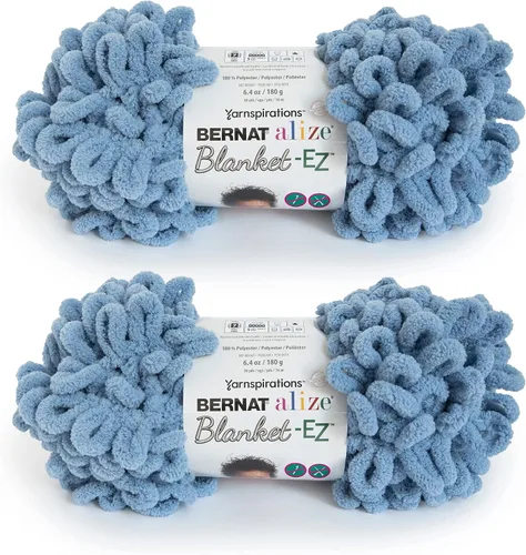 Vista 25 de Bernat Alize Blanket-EZ - Ovillo de lana, color crema