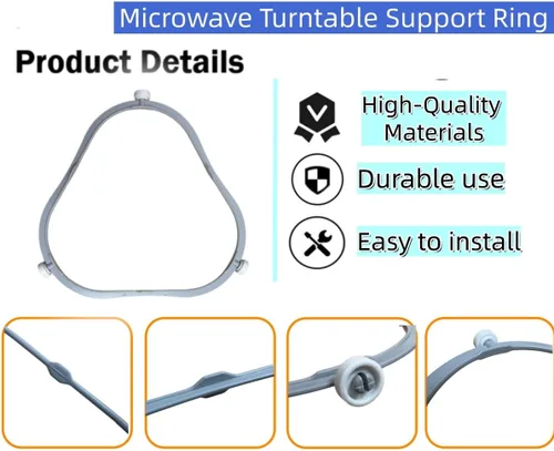 Vista 3 de W11252182 Anillo de soporte de soporte para tocadiscos de microondas, pieza de repuesto para Whirlpool Kenmore – Reemplazar 4393752, W11193600
