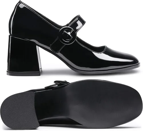 Vista 2 de DREAM PAIRS Zapatos de tacón cerrado para mujer