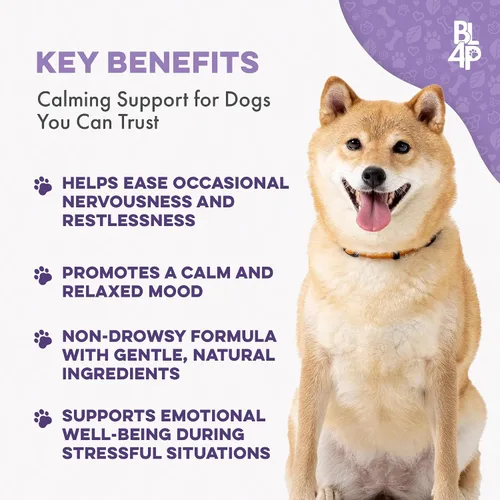 Vista 3 de Pet Relax - Alivio de la ansiedad calmante para perros, relajantes de larga duración para aliviar el estrés, solución natural para la ansiedad por