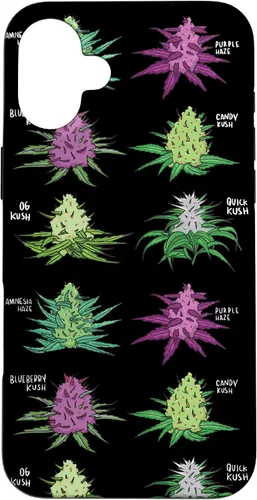 Vista 23 de Weed Pattern Kind of Weed Pot Stoner Marihuana Cannabis Leaf Case para iPhone 17