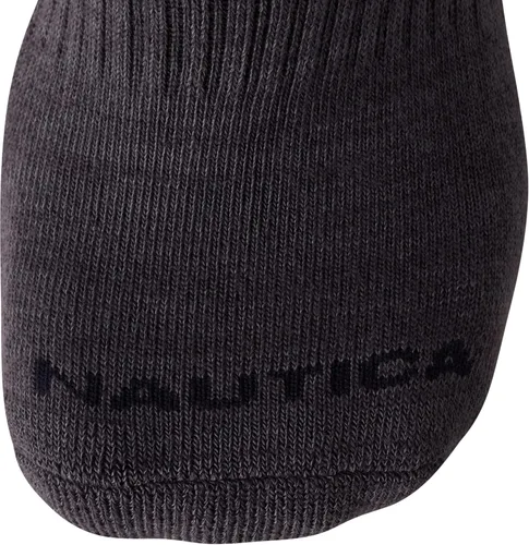 Vista 4 de Nautica Calcetines antideslizantes elásticos y cómodos para hombre paquete de 12