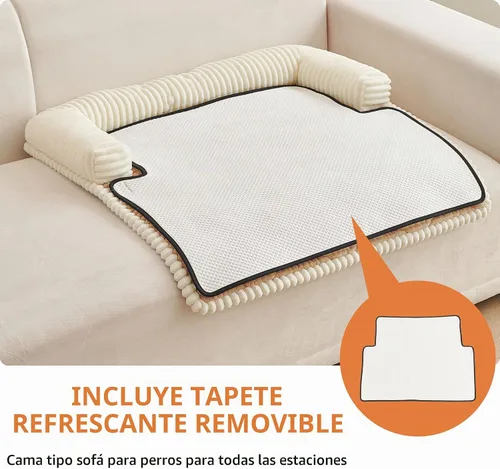 Vista 2 de HAOMAIJIA - Sofá para Perros Pequeños, Funda Antideslizante para Sofá de Mascotas Gruesa, Suave y Lavable, Protector de Sofá para Perros Todo