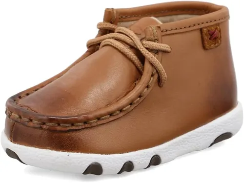 Vista 8 de Twisted X Zapato de conducción chukka para bebé Beige multicolor