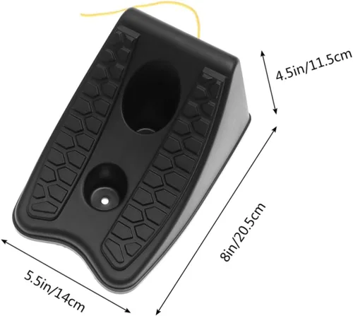 Vista 2 de 2 piezas de cuñas antideslizantes para ruedas de automóvil, para remolque, bloque de parada, tipo universal