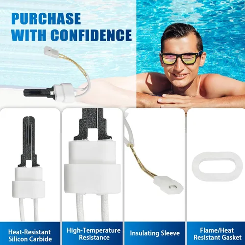 Vista 4 de 77707-0054 Kit de juntas de encendido para calentadores de piscina y spa Pentair Sta-Rite Max-E-Therm MasterTemp 200/250/300/400