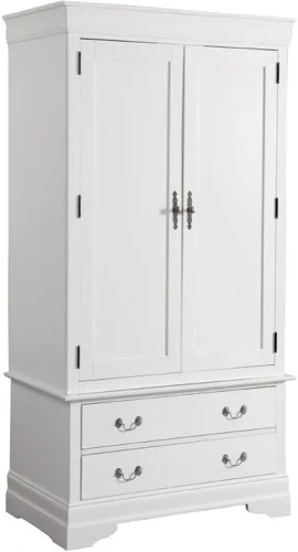 Vista 8 de Glory Furniture Louis Phillipe - Armario de 2 cajones en color beige