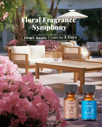 Vista 3 de VTS - Juego de difusor sin agua con aroma de hotel, las 6 mejores mezclas de aceites de aromaterapia para difusores, ambientador de fragancia