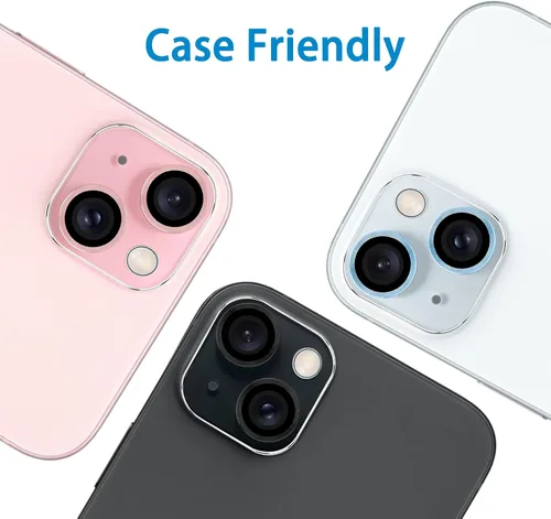 Vista 58 de Dengduoduo Paquete de 3 protectores de lente de cámara de vidrio templado para iPhone 15 de 6.1 pulgadas y para iPhone 15 Plus de 6.7 pulgadas