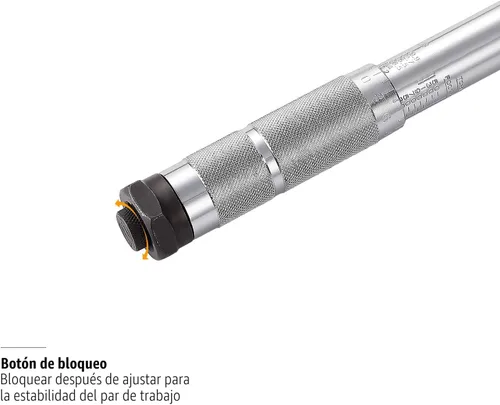 Vista 7 de Amazon Basics llave dinamométrica de clic de 1/2 pulgada, 20-150 pies-libras, 27.1-203.5 Nm