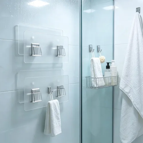 Vista 5 de Shower Caddy Adhesive Replacement Pads, Waterproof Wall