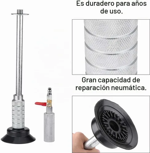 Vista 4 de Extractor de abolladuras de succión de aire neumático Martillo deslizante al vacío Extractor de abolladuras de cuerpo automático Herramienta