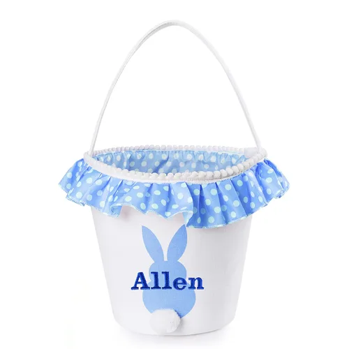 Vista 13 de Jocidea - Canasta de Pascua personalizada para niños, canastas de Pascua personalizadas, regalos de Pascua para chicos y niños, canasta de Pascua