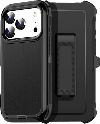 Vista 8 de AICase Funda para iPhone 17 (6.3 pulgadas), resistente protección contra caídas, cuerpo completo, a prueba de golpes, a prueba de caídas, a prueba