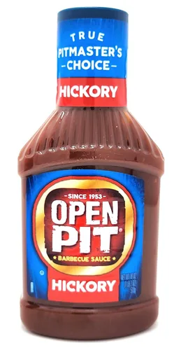 Vista 2 de Open Pit Salsa de barbacoa de nogal de 18 onzas (paquete de 2) - Ideal para costillas de barbacoa o pollo