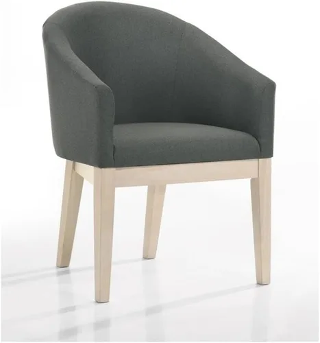 Vista 3 de Lilola Home Neroli - Juego de 2 sillas decorativas de tela gris