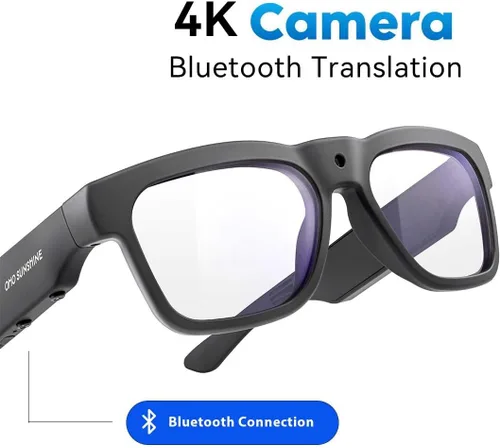 Vista 6 de OHO - Lentes inteligentes ultraligeros 4K, chat AI y traducción en tiempo real, compatible con aplicaciones OHO, grabación mientras se carga, lente