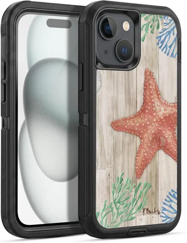 Vista 89 de Head Case Designs Officially Licensed Paul Brent Agate Mermaid Coastal Gel Armor Case [Military Grade Drop Protection] Compatible with Apple iPhone