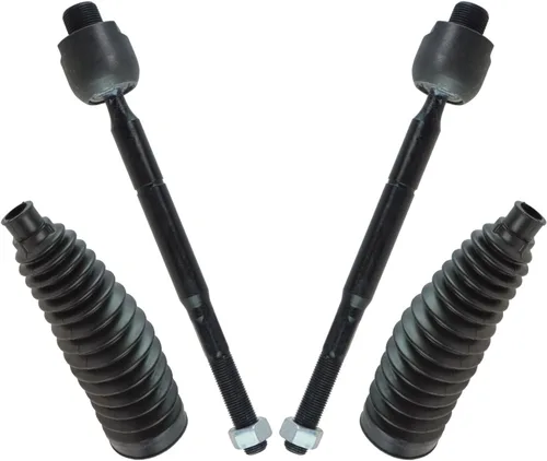 Vista 127 de TRQ Kit de dirección delantera con barra de acoplamiento de fuelle de piñón y cremallera compatible con Toyota Echo 2000-2005