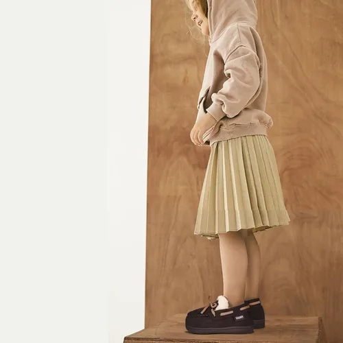 Vista 8 de Mocasines para niños pequeños con suela de espuma viscoelástica para interiores y exteriores, U722WLFX-0914