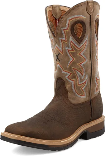 Vista 7 de Twisted X Men's 12" Pull On Soft Toe Western Work Boot Western Boot