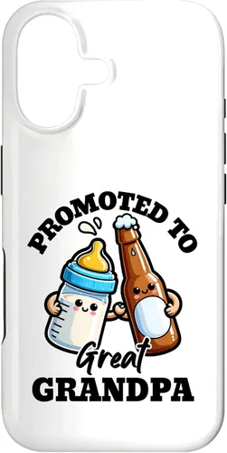 Vista 32 de Great Grandpa to Be Promoted to Great Grandpa Est. 2026 2027 Case for iPhone 16