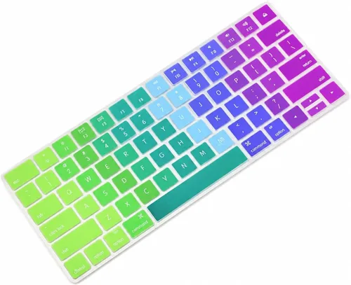 Vista 18 de Allinside Cubierta transparente para teclado Apple Magic (MLA22LL/A) con diseño de EE. UU 01 Transparente