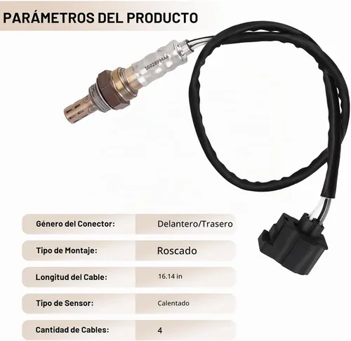 Vista 5 de Sensor de oxígeno O2 aguas arriba aguas abajo para Dodge Charger, para Ram