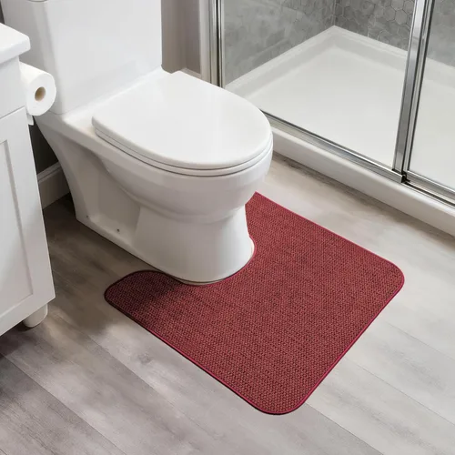 Vista 69 de Tapete de baño ultrafino, con base de goma, antideslizante, secado rápido, lavable a máquina, pelo bajo, absorbente, para ducha exterior, fregadero