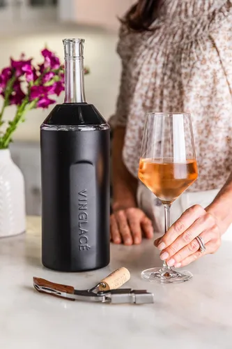 Vista 4 de Vinglacé Recipiente aislante para vino de acero inoxidable